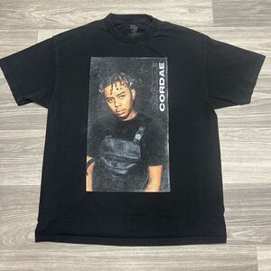 YBN‎ Cordae Lost Boy T Shirt Extra Large Black Europe Rap HipHop Faded Punk Tee